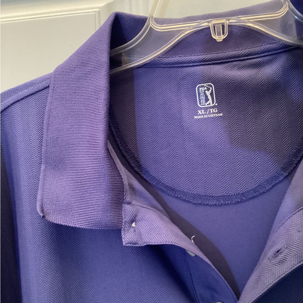 PGA Tour XL XG purple Golf shirt